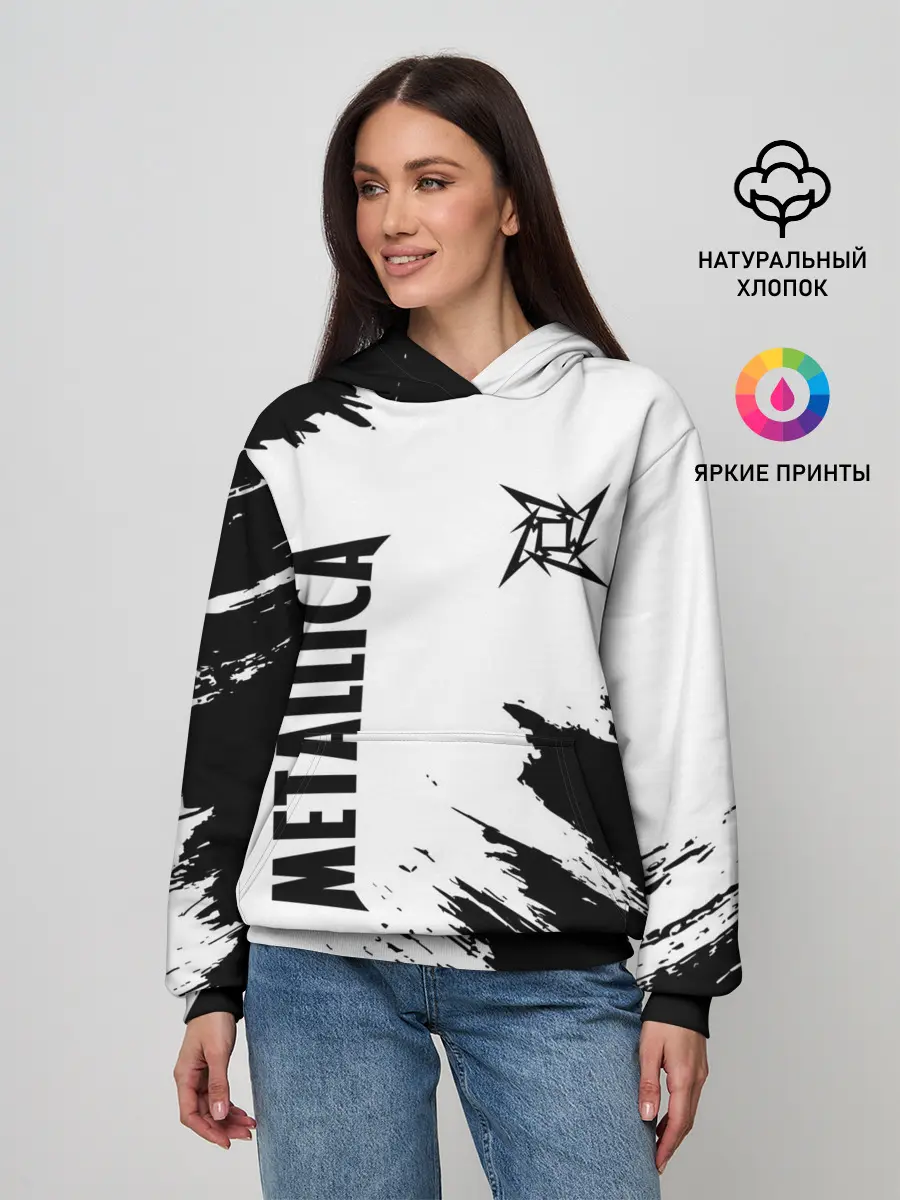 Женское худи / METALLICA / МЕТАЛЛИКА