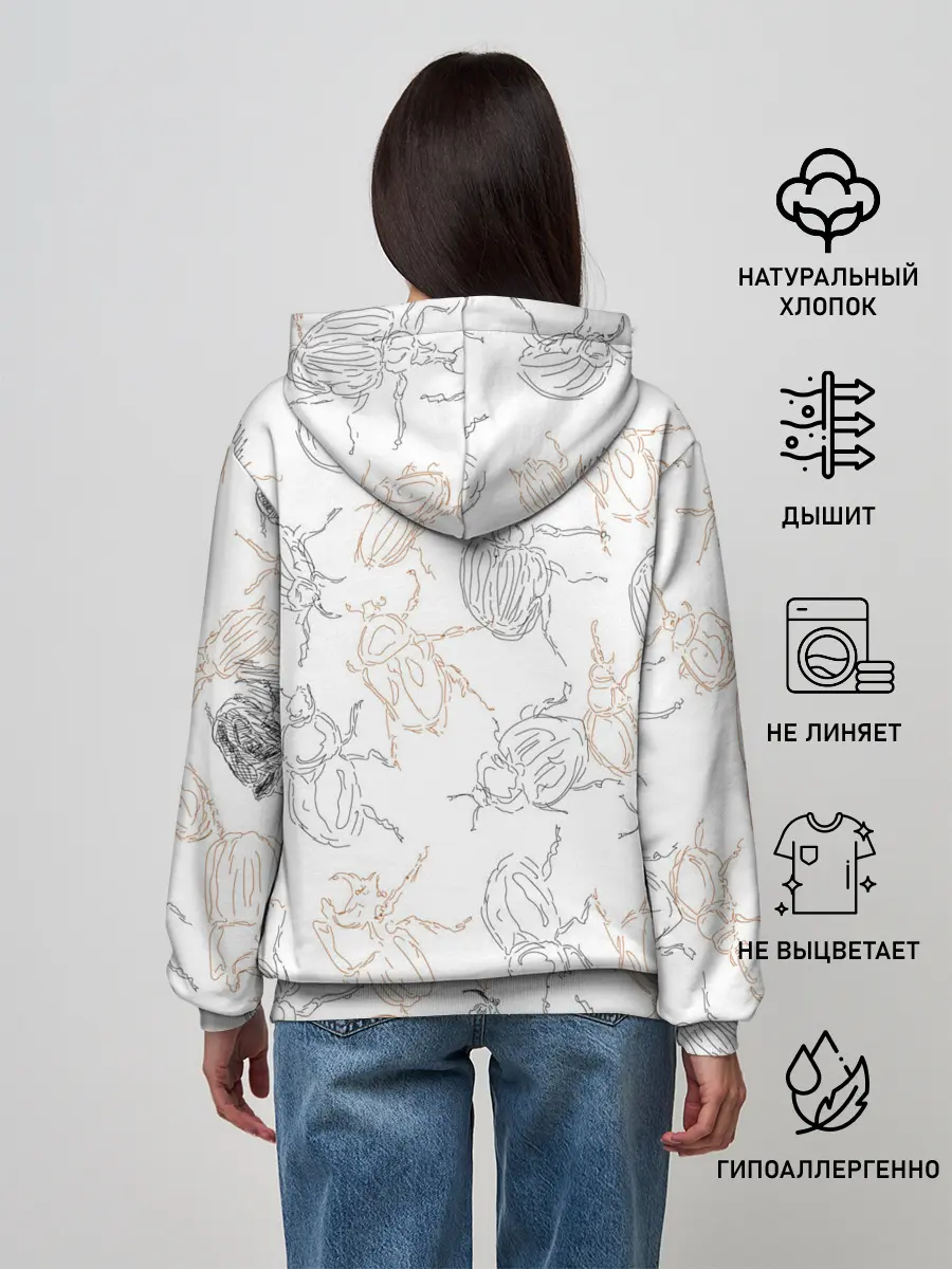 Женское худи / Ползучие жучки