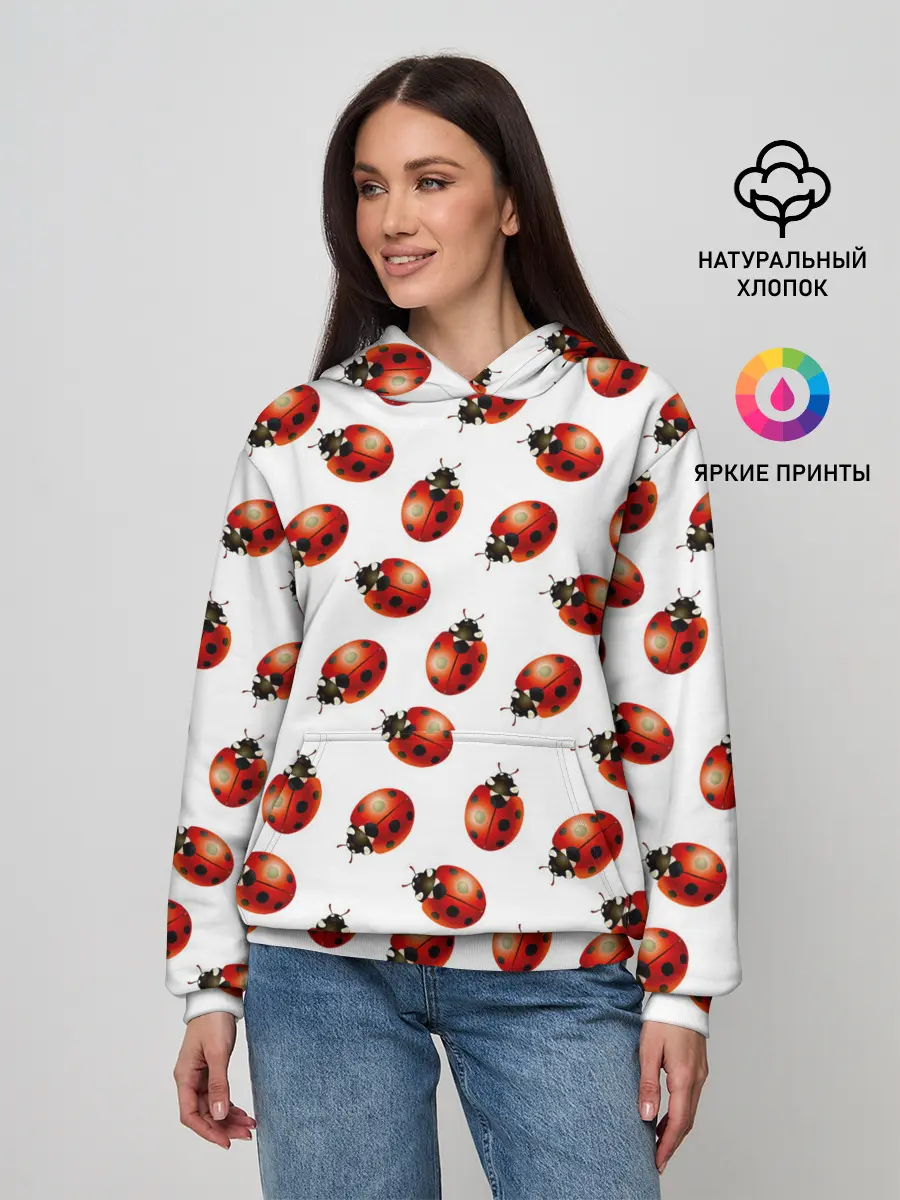 Женское худи / Нашествие божьих коровок