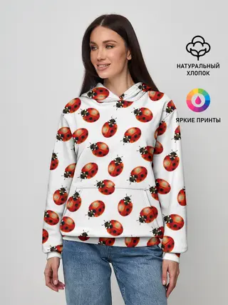 Женское худи / Нашествие божьих коровок
