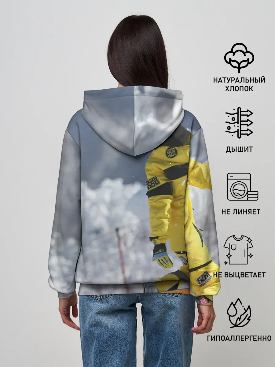 Женское худи / сноубордист