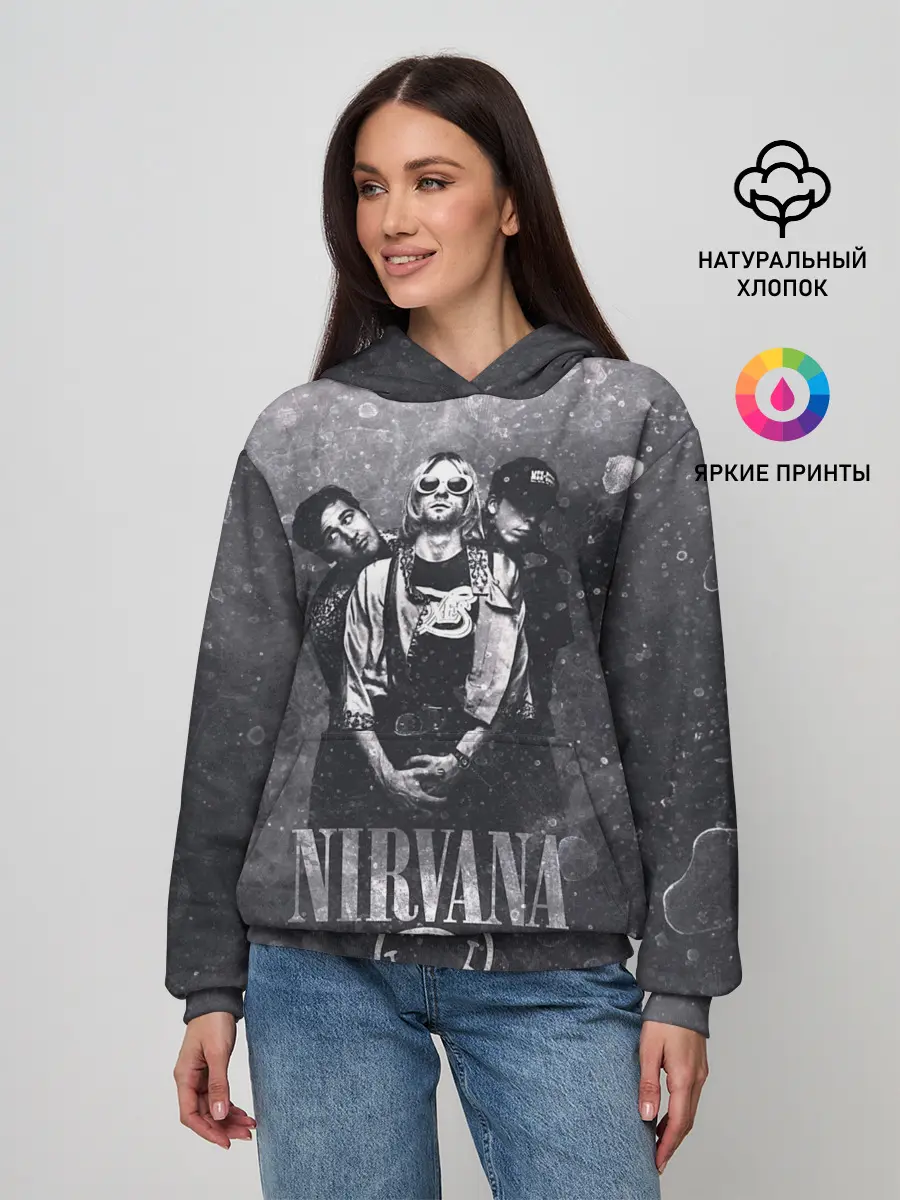 Женское худи / Nirvana