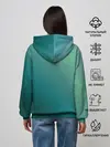 Женское худи / Инопланетяша на зеленом фоне
