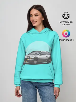 Женское худи / Хачироку АЕ86