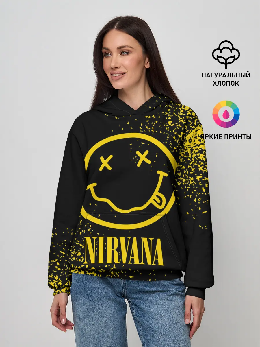 Женское худи / NIRVANA / НИРВАНА