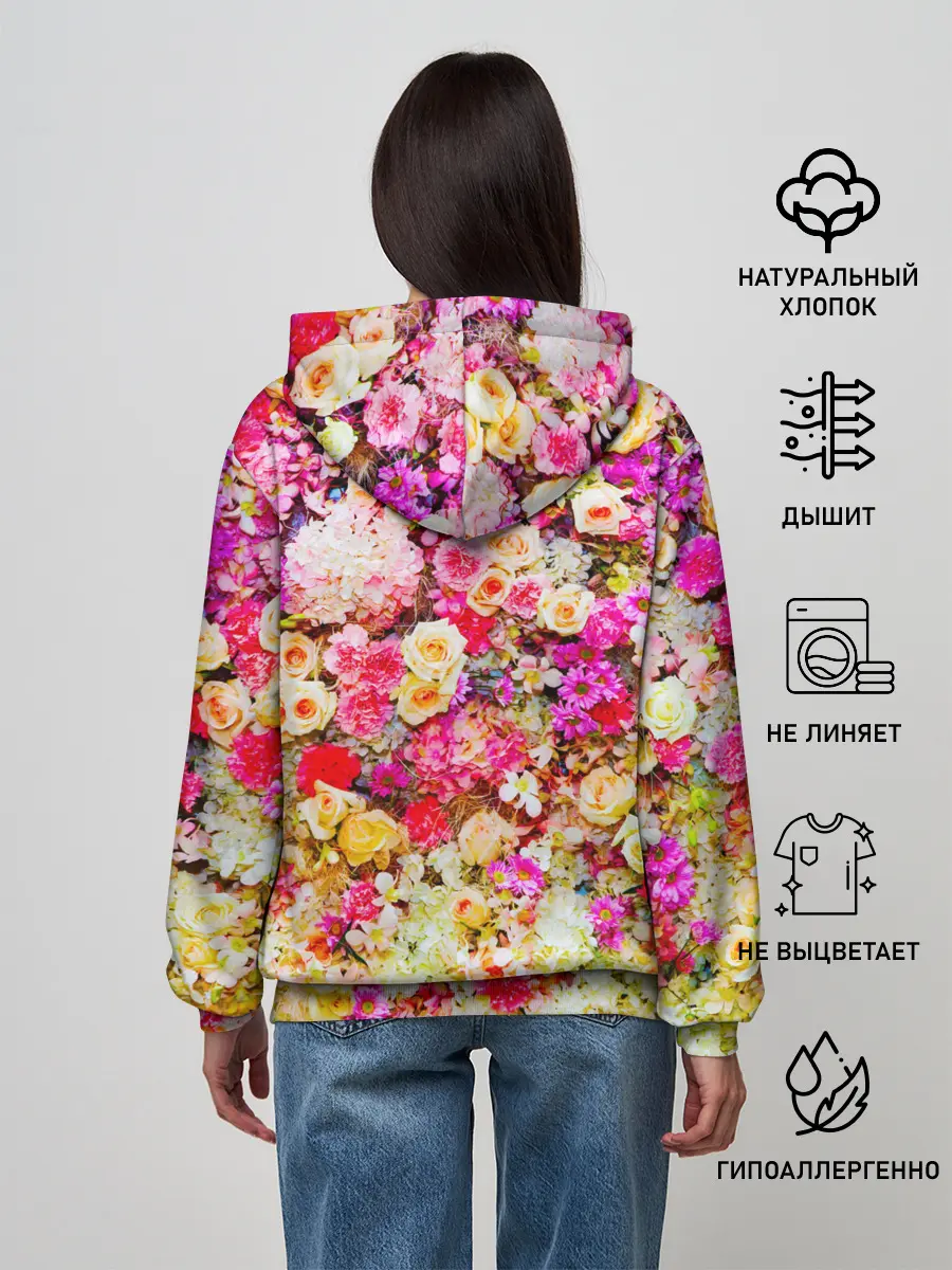 Женское худи / Цветы