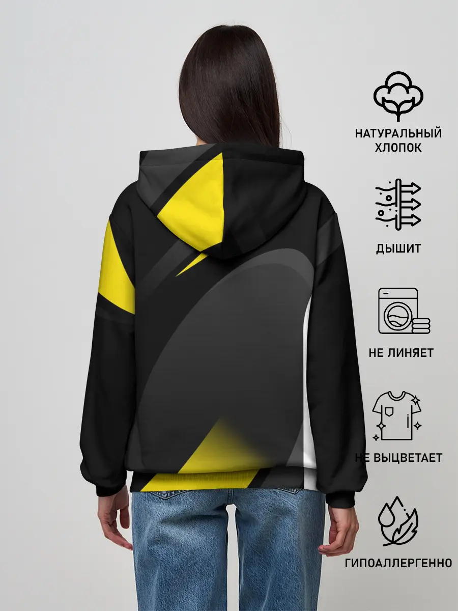Женское худи / SPORT WEAR YELLOW