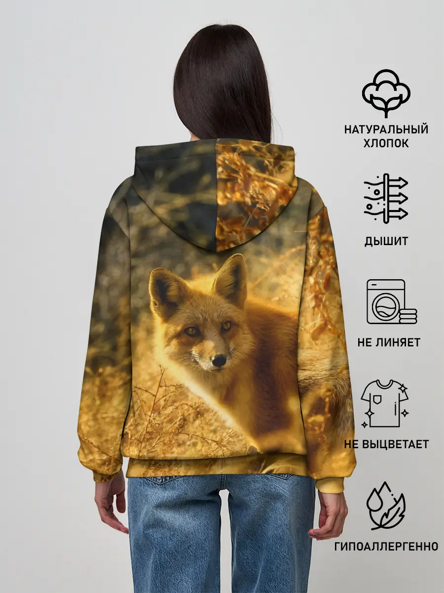 Женское худи / Рыжая Лиса