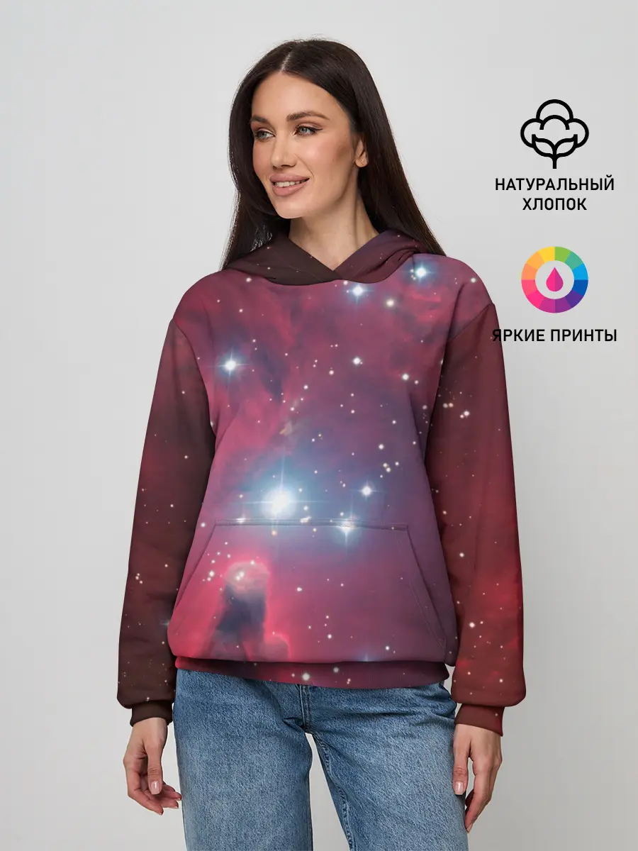 Женское худи / космос