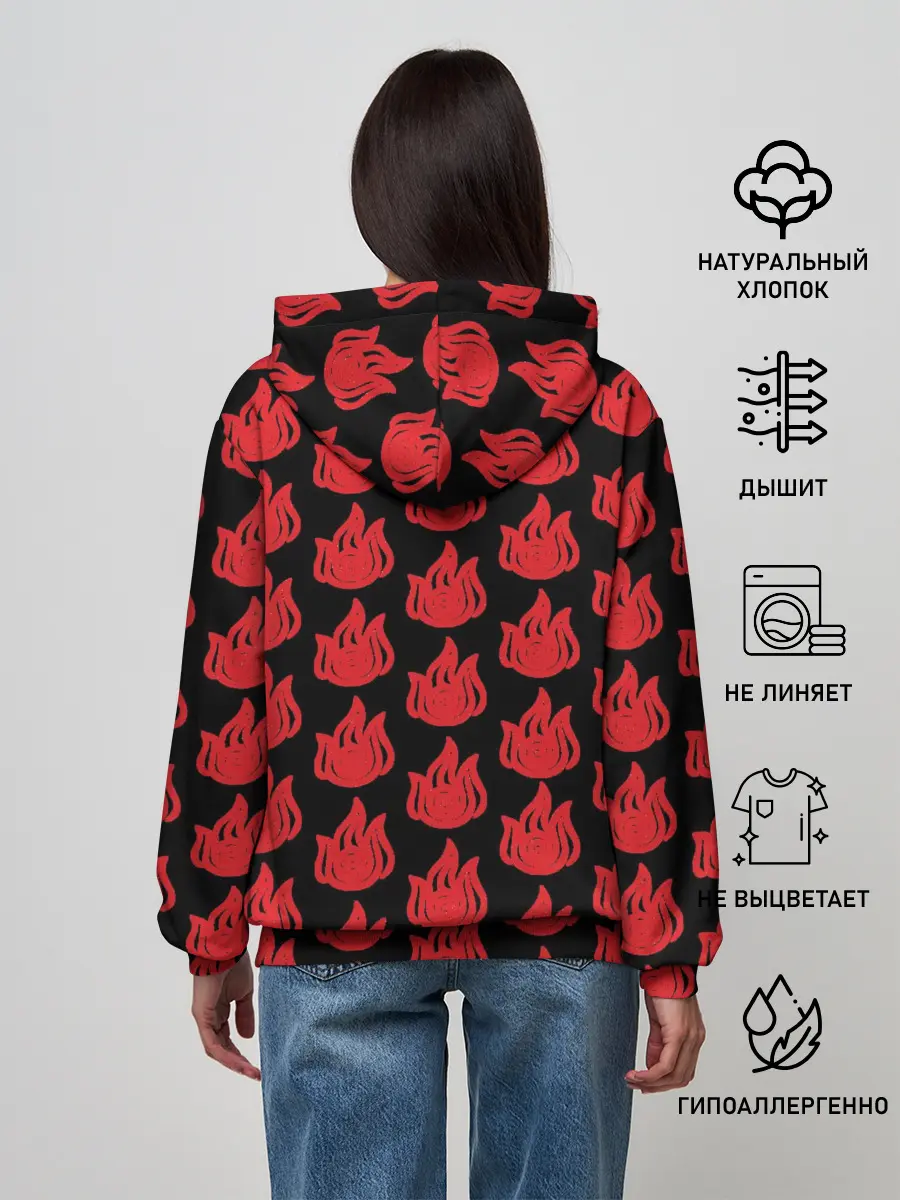 Женское худи / ОГОНЬ