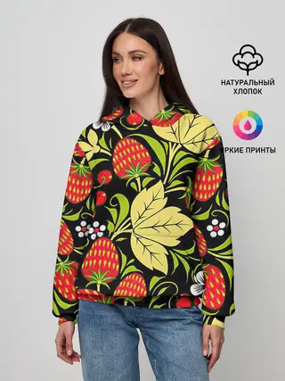 Женское худи / Хохлома