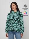 Женское худи / ЛАЗУРНЫЙ ЛЕОПАРД