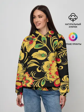 Женское худи / Хохлома