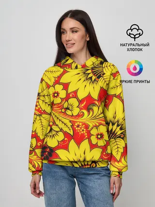 Женское худи / Хохлома