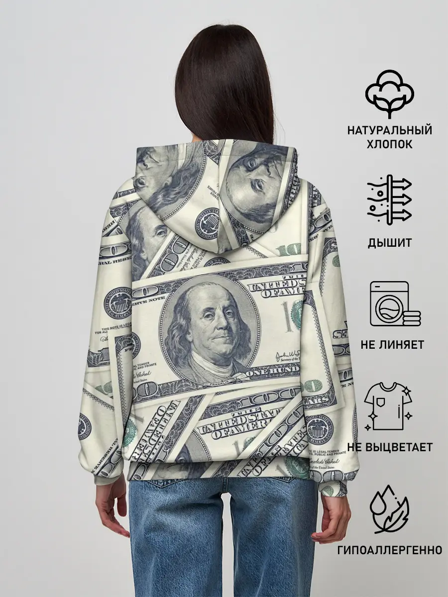 Женское худи / Доллары