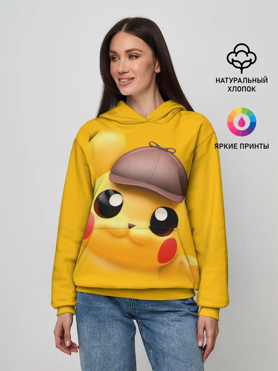 Женское худи / Pikachu Pika Pika