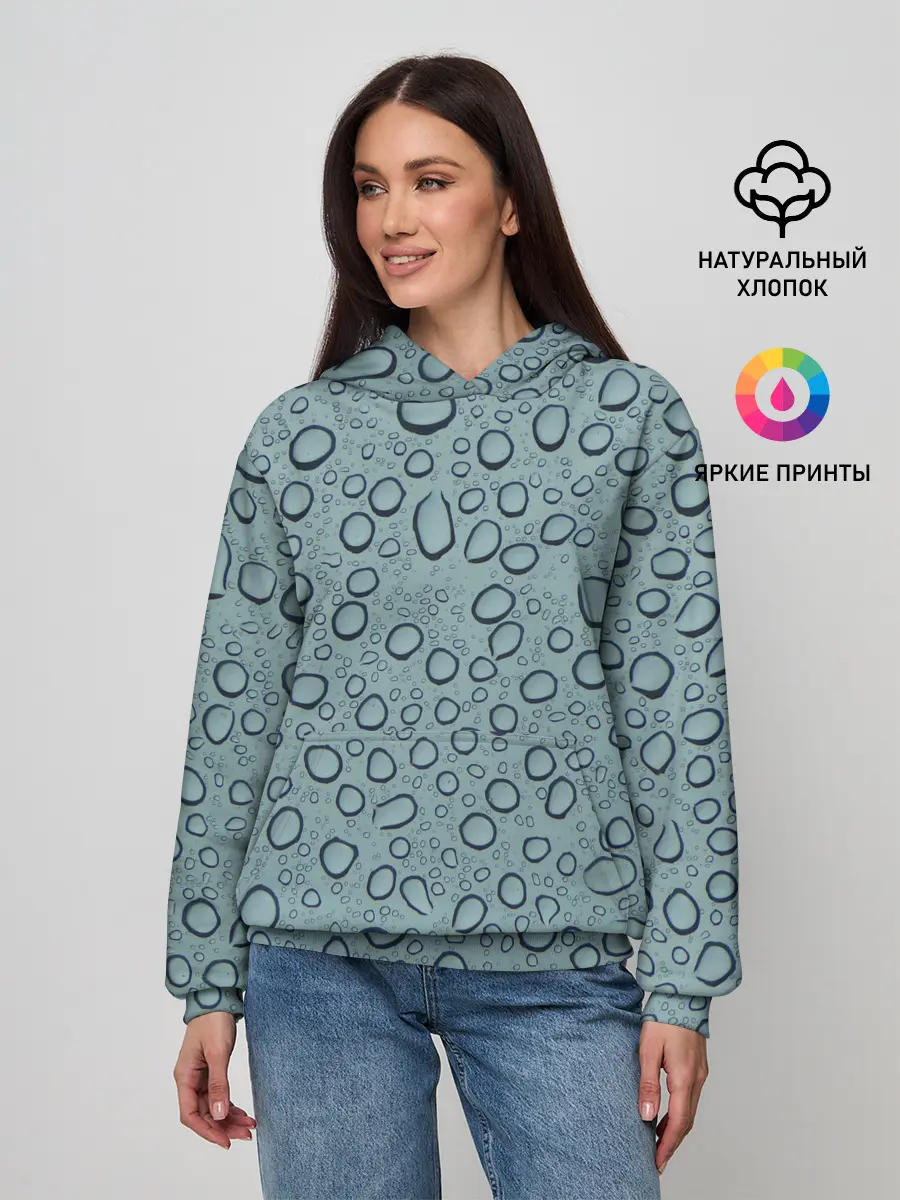 Женское худи / Капли.