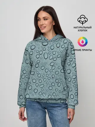 Женское худи / Капли.