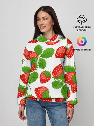 Женское худи / Клубника