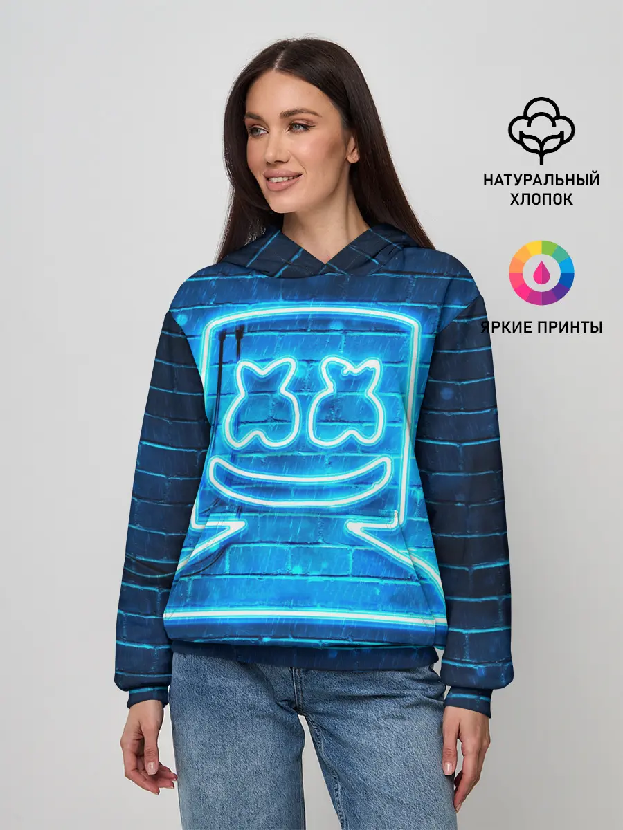 Женское худи / MARSHMELLO