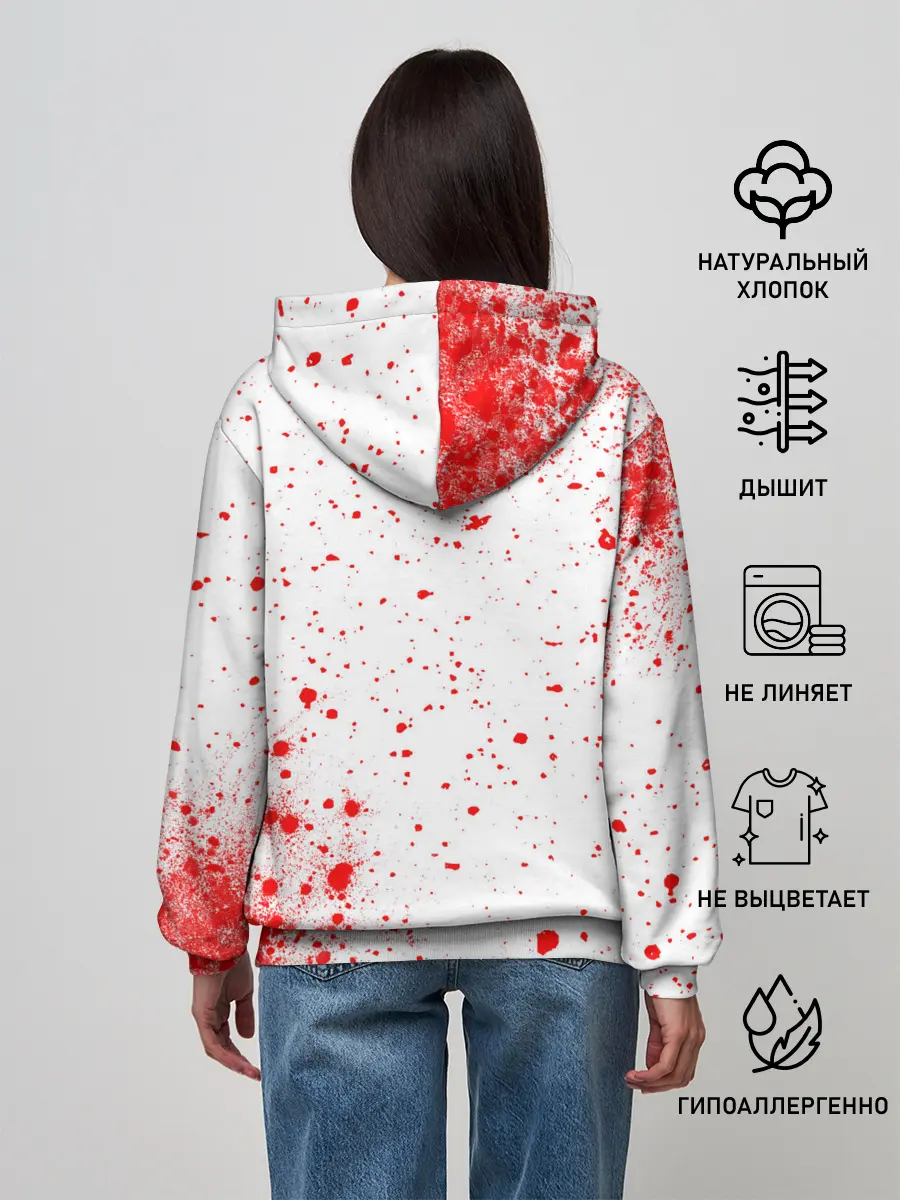 Женское худи / AC MILAN / МИЛАН