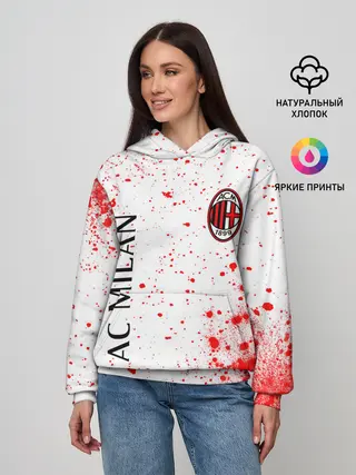 Женское худи / AC MILAN / МИЛАН