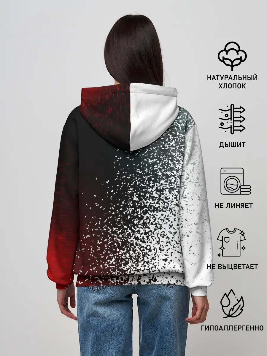 Женское худи / AC MILAN / МИЛАН