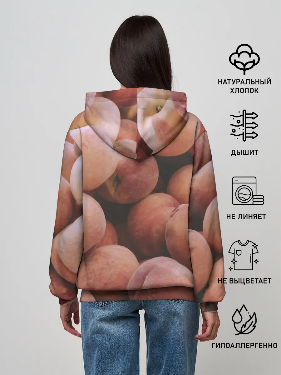 Женское худи / Персики.