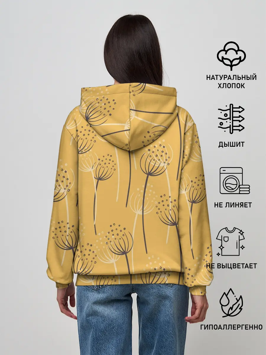 Женское худи / Цветы