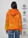 Женское худи / ОРАНЖЕВАЯ КРАСКА