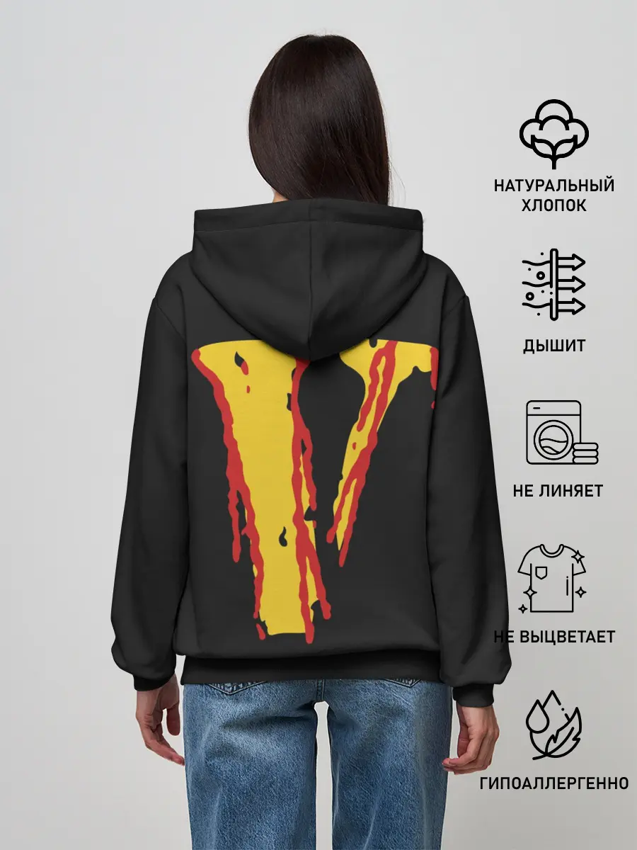 Женское худи / Pop Up Smiley