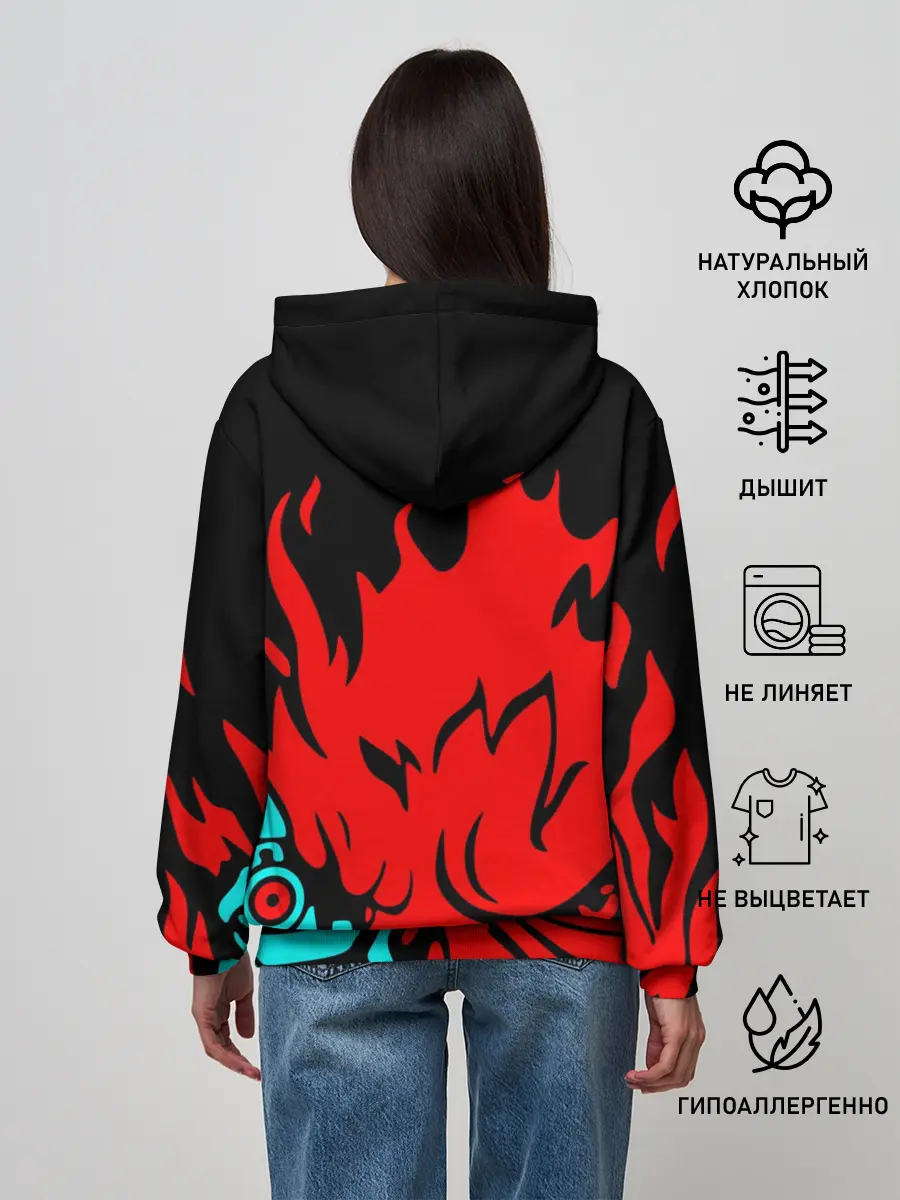 Женское худи / Cyberpunk 2077