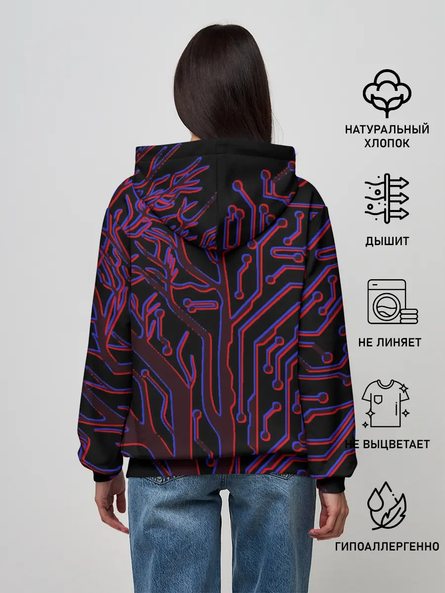 Женское худи / Cyberpunk 2077