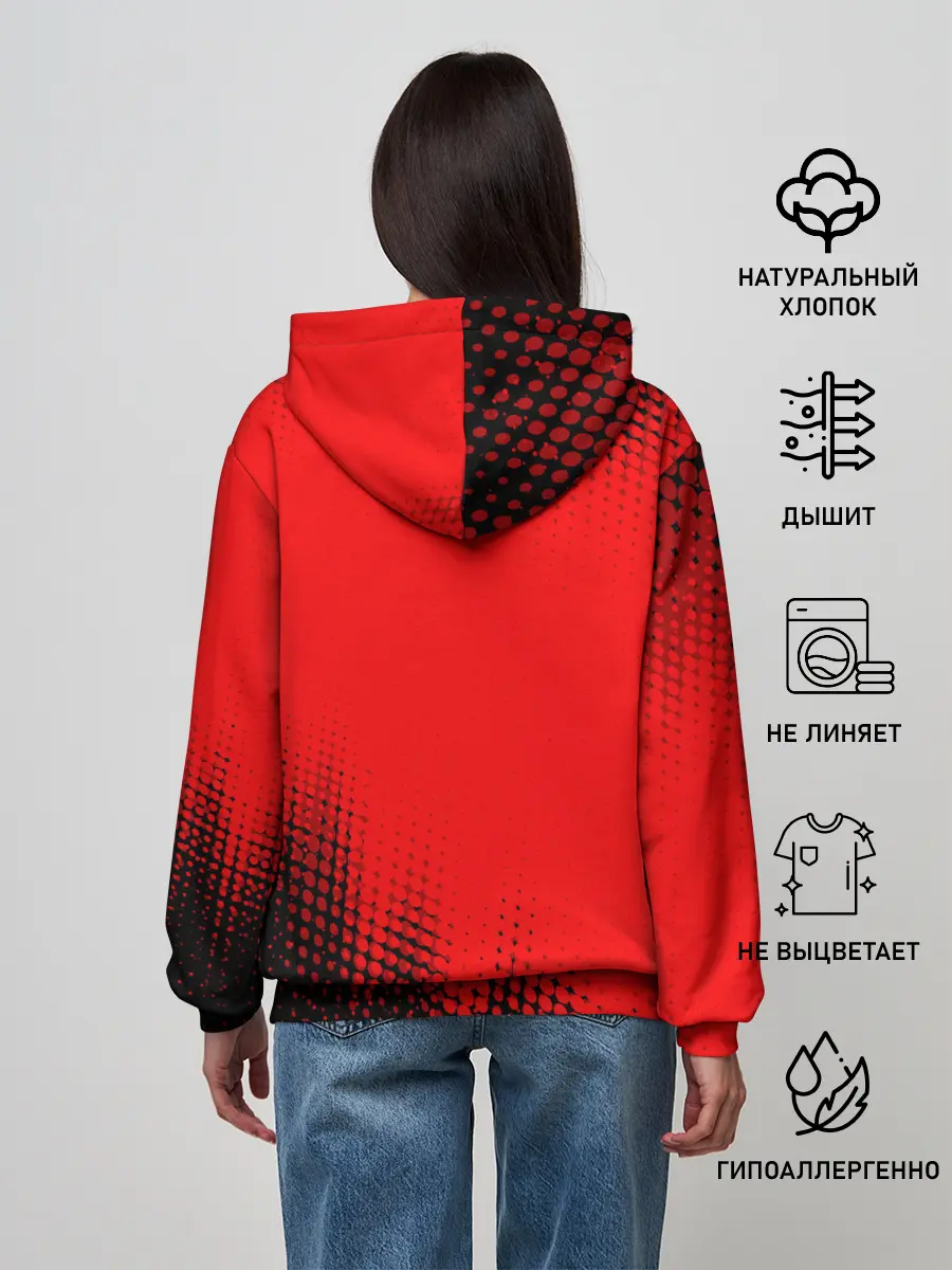 Женское худи / AC MILAN / МИЛАН