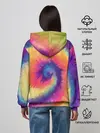 Женское худи / TIE-DYE MULTICOLOR