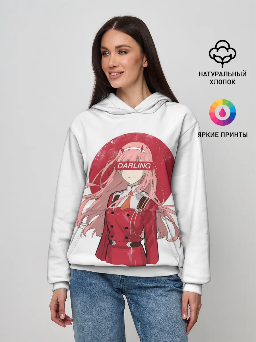 Женское худи / Darling Zero Two White
