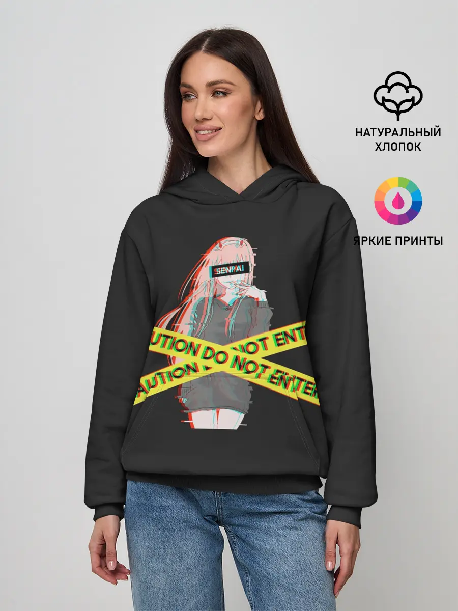 Женское худи / Запрещенная Zero Two