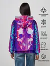 Женское худи / Skull glitch