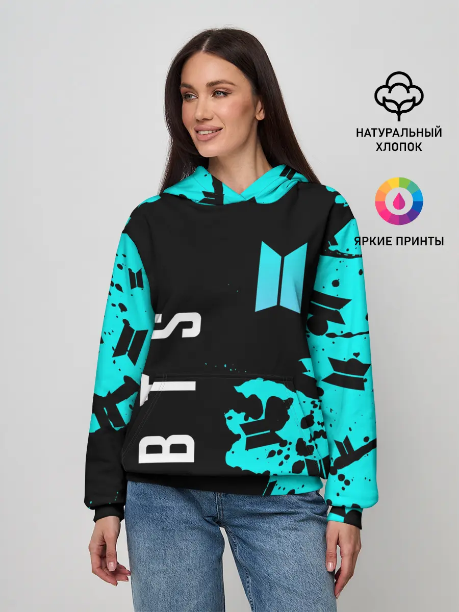 Женское худи / BTS / БТС