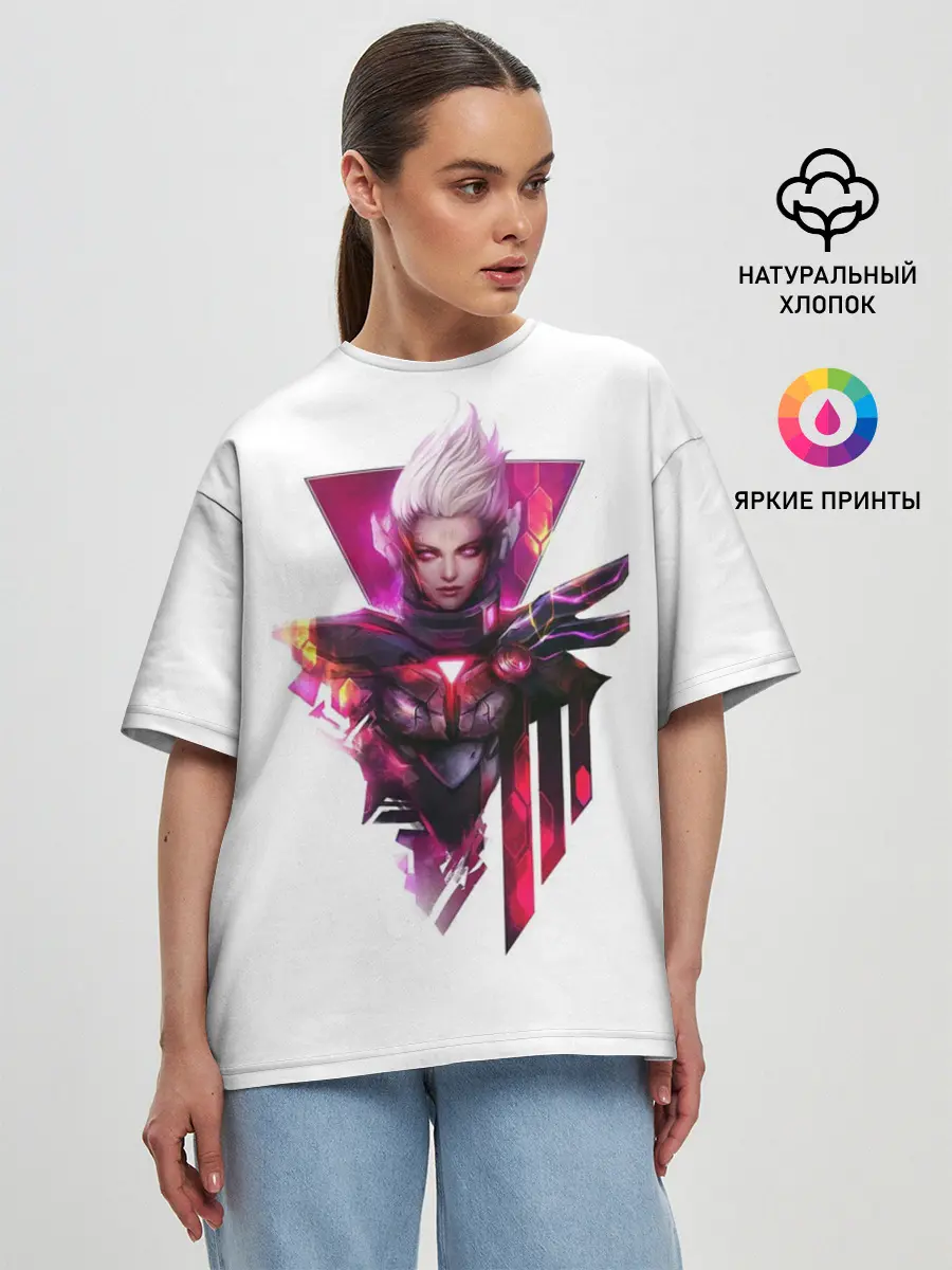 Женская футболка оверсайз / Project | Fiora