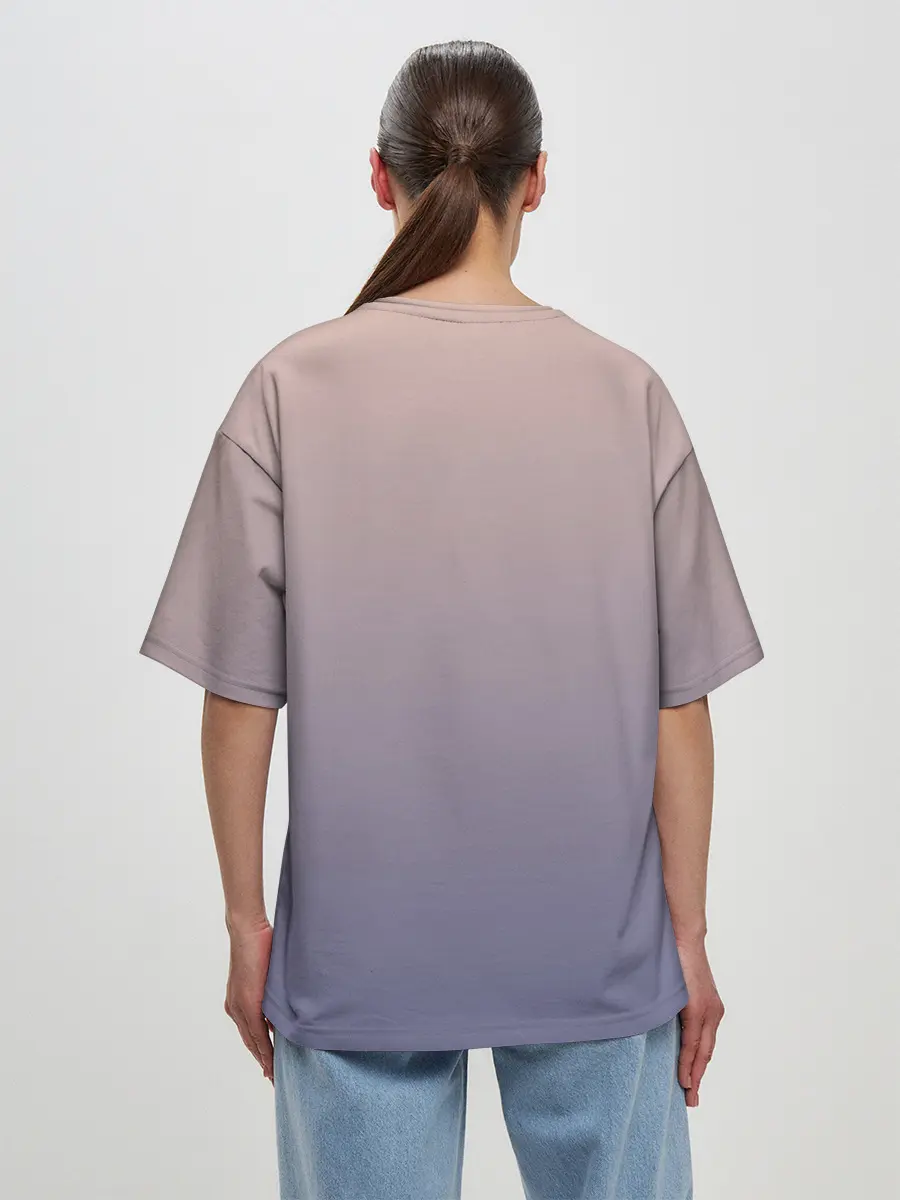 Женская футболка оверсайз / неуклюжая практикантка