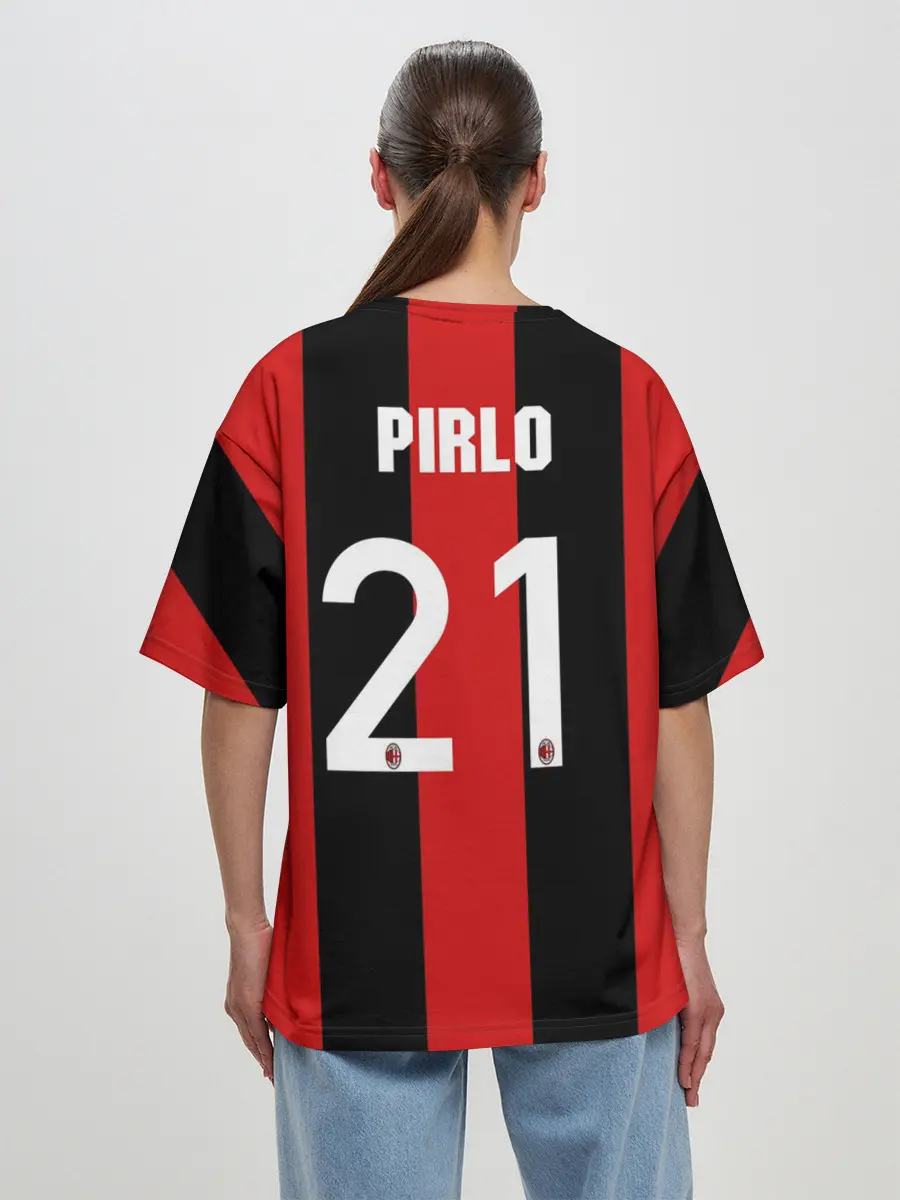 Женская футболка оверсайз / Пирло