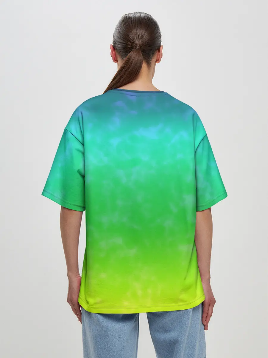 Женская футболка оверсайз / СВЕЖЕЕ ЛЕТО