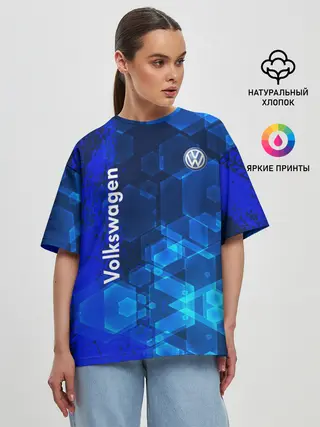 Женская футболка оверсайз / Volkswagen