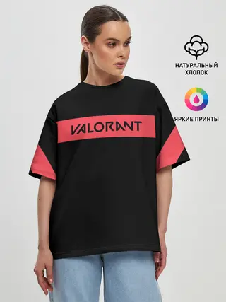 Женская футболка оверсайз / VALORANT