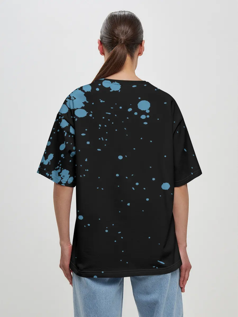 Женская футболка оверсайз / Grand Theft Mario V