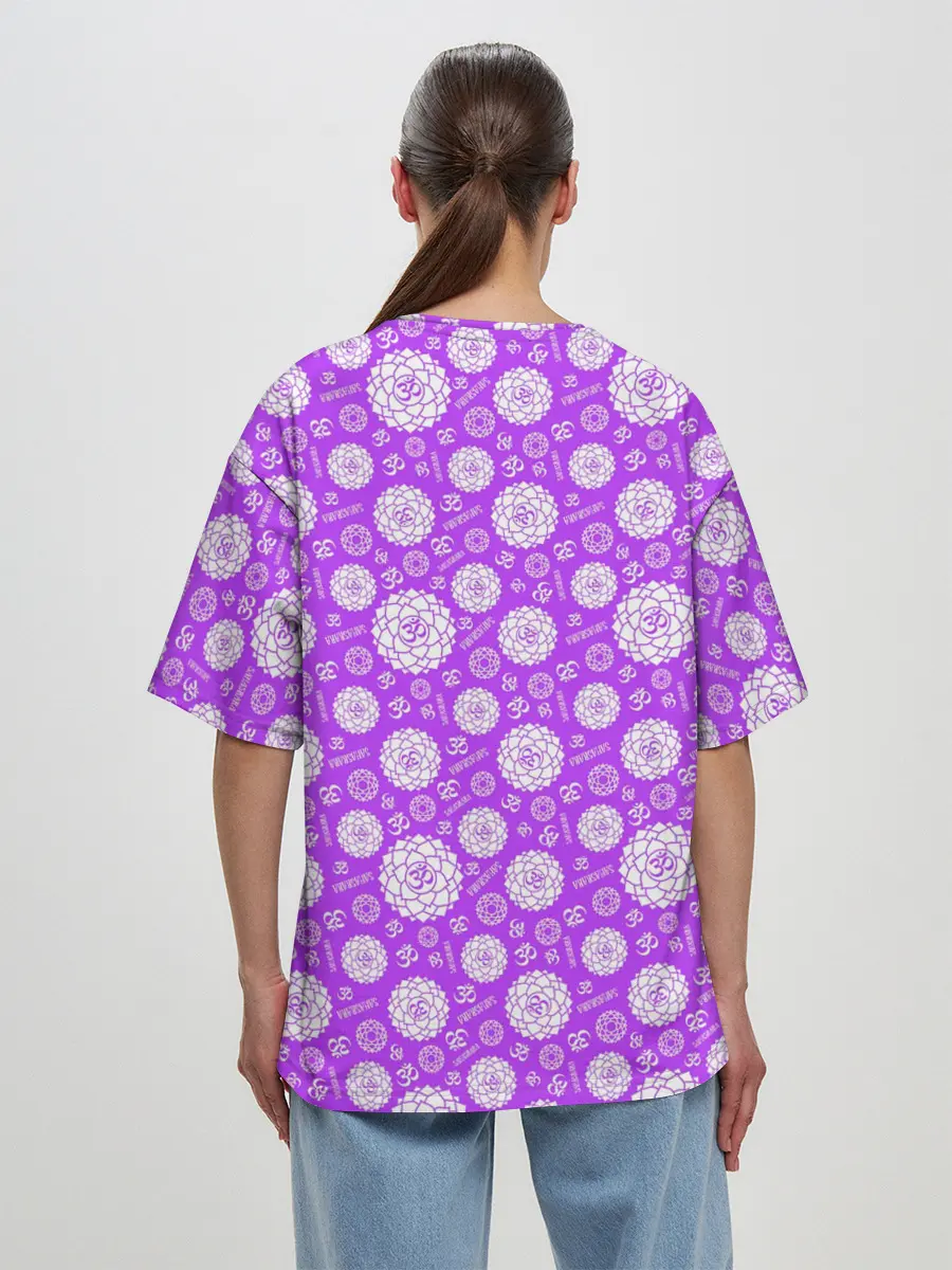 Женская футболка оверсайз / Сахасрара