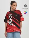 Женская футболка оверсайз / Audi