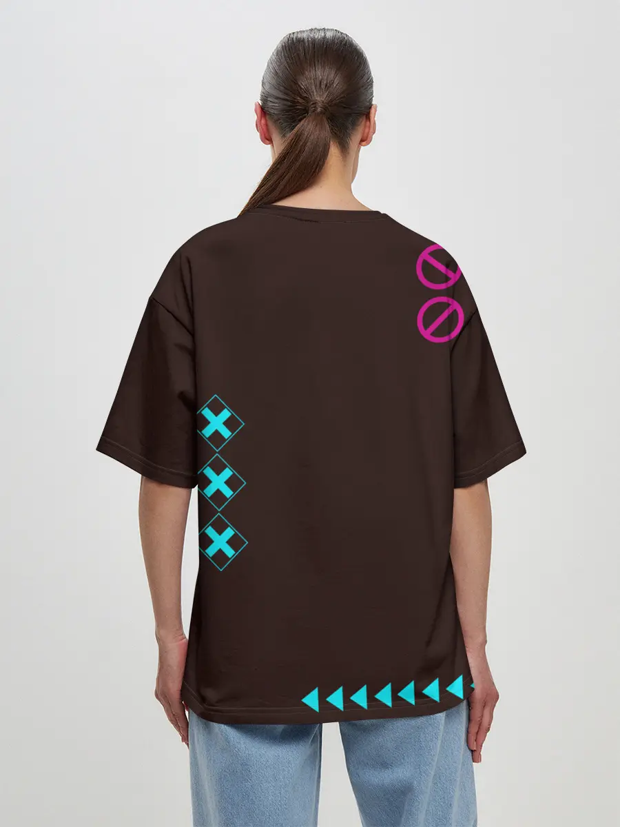 Женская футболка оверсайз / Киберпанк