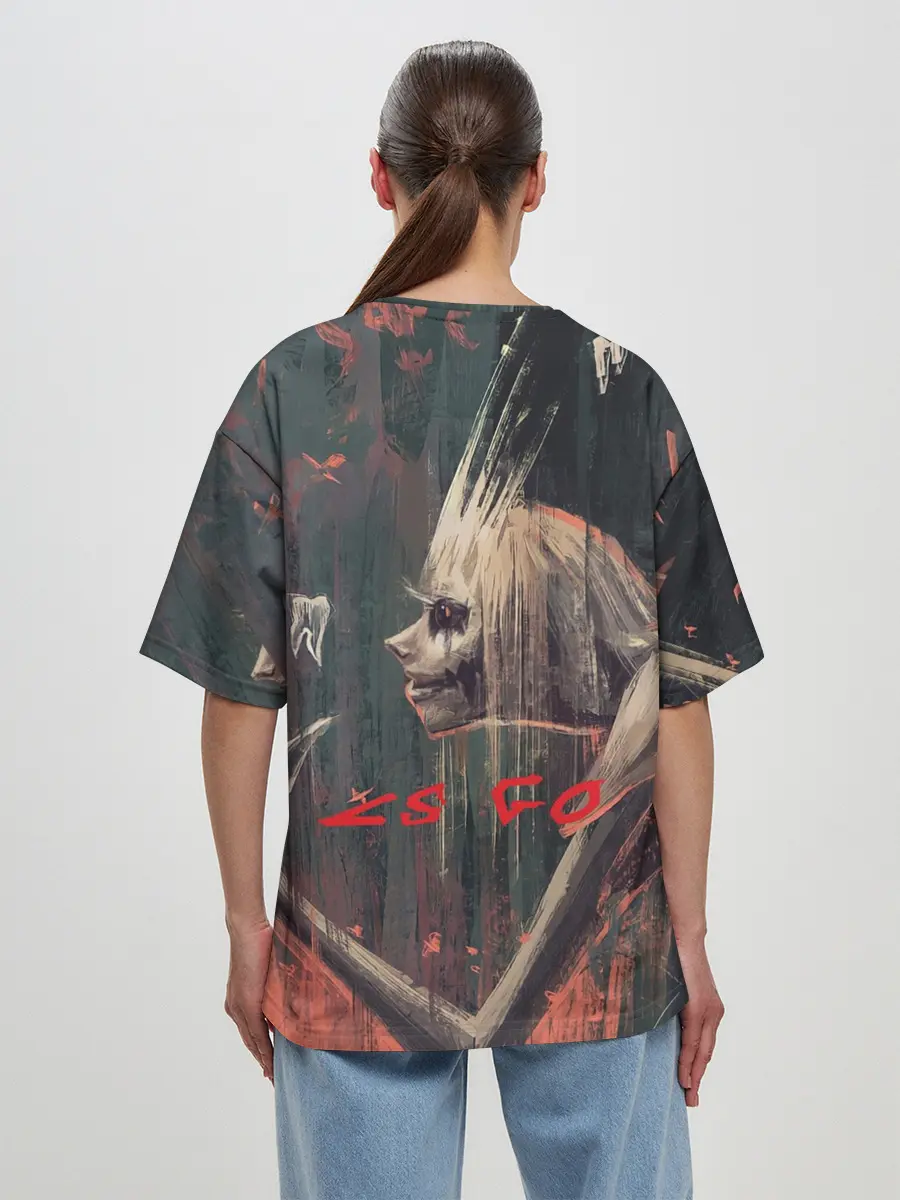 Женская футболка оверсайз / TOOTH FAIRY CS GO